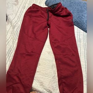AND1 Men's Burgundy Jogger Sweatpants